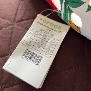 Crocs Baya Seasonal Printed Floral Clog Women’s Size 6 Men's Size 4